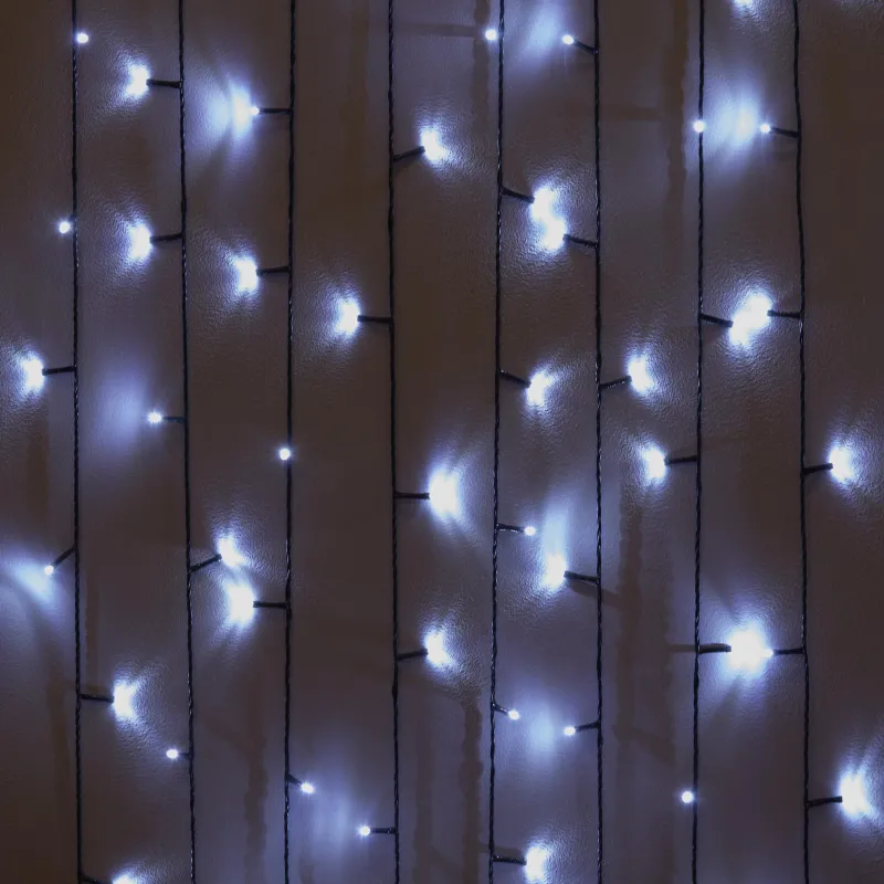 Электрогирлянда 100 ламп, длина 10,8м, 8 реж, хол бел IP20 SW-XMAXIn-0015 1823887