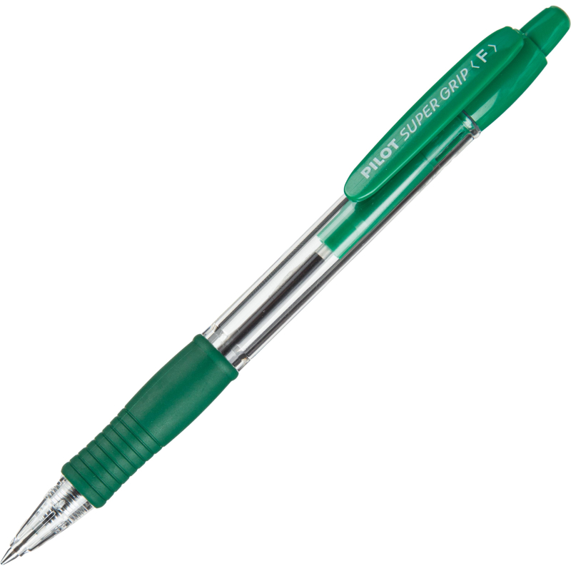 Ручка шариковая автомат. BPGP-10R-F G SUPER GRIP зеленого цвета Pilot 1023157