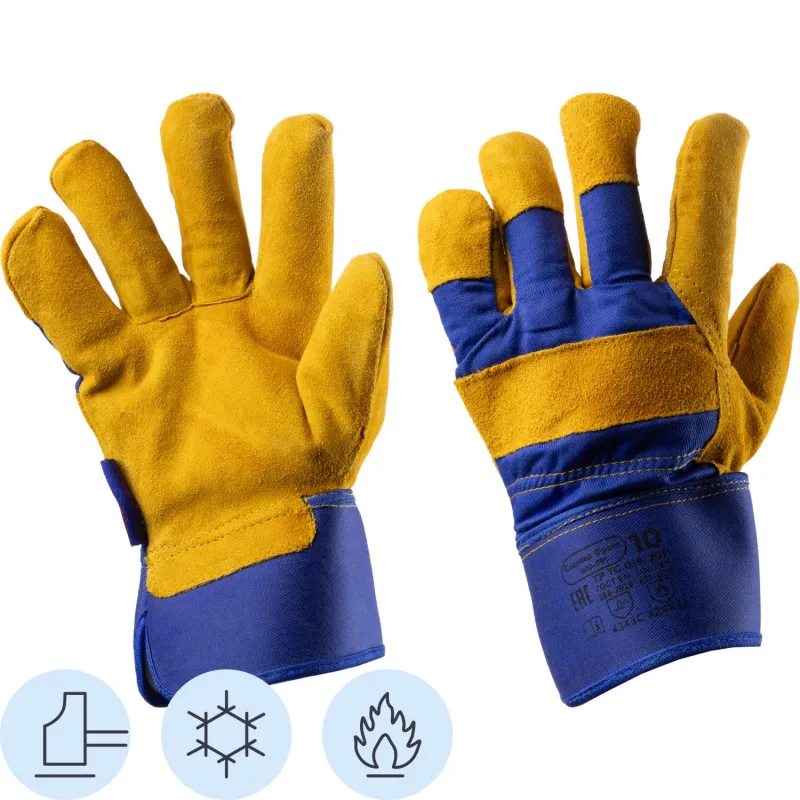 Перчатки спилковые Manipula СТАЛКЕР ФРОСТ (SPL-73/WG-791) р.10 (XL) Manipula Specialist 1956863