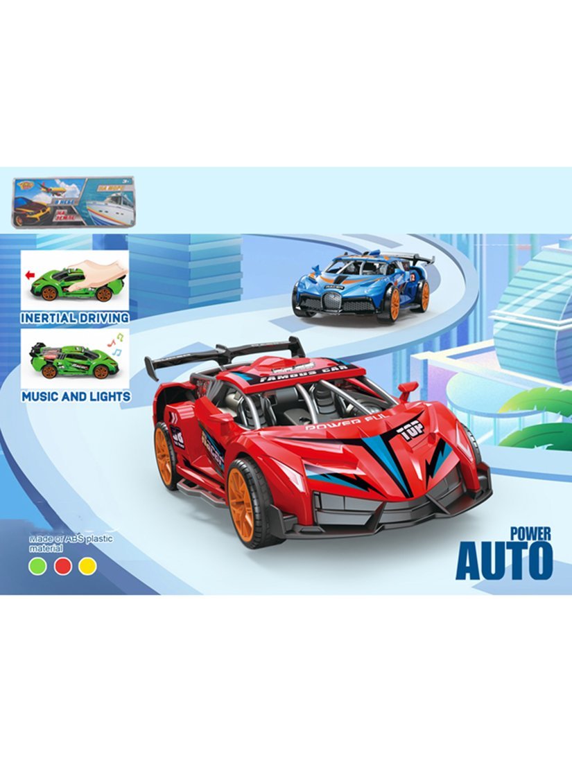 Машина инерционная, свет/звук, в асс. Наша Игрушка M1628-54