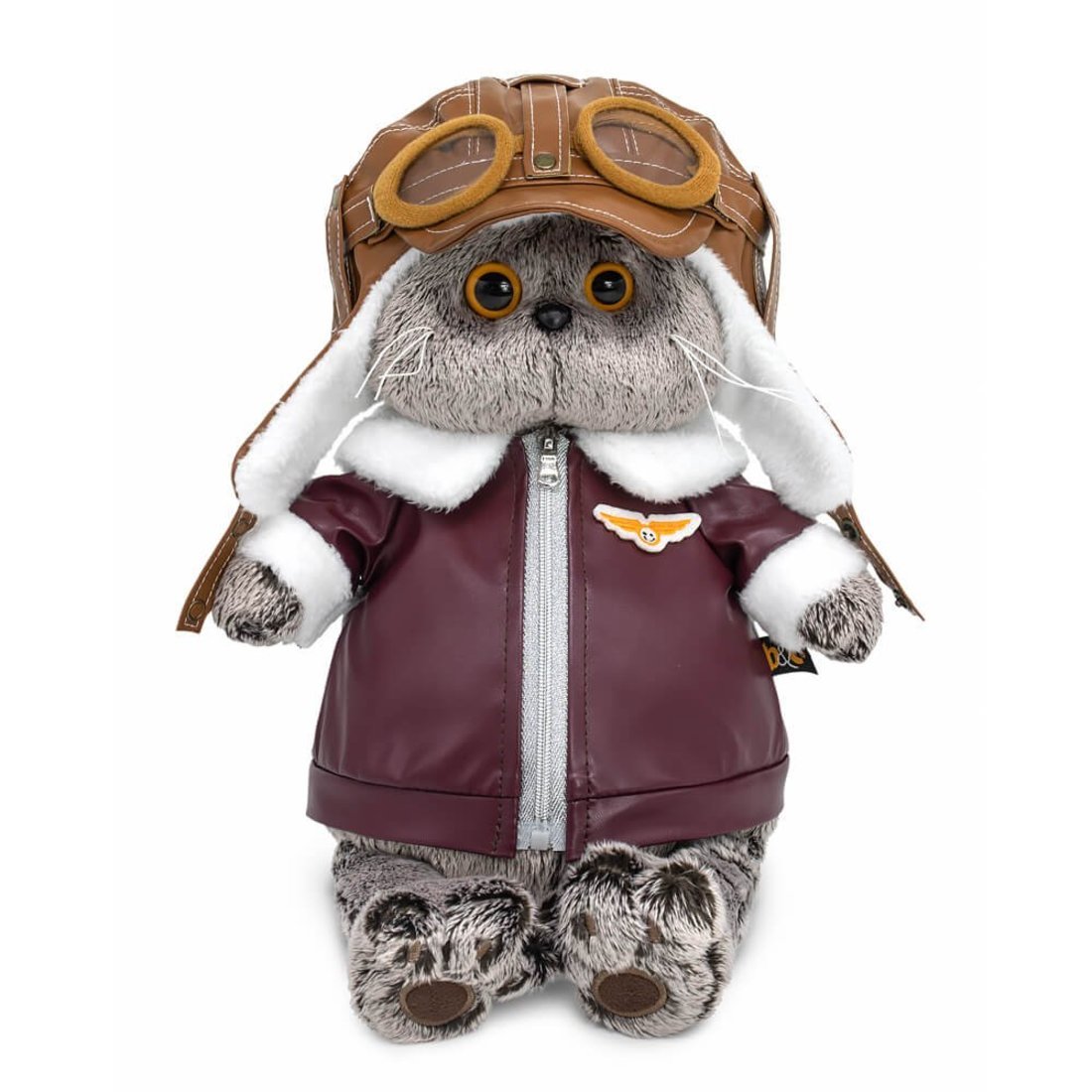 Мягкая игрушка Басик Авиатор 22 см BudiBasa Ks22-294