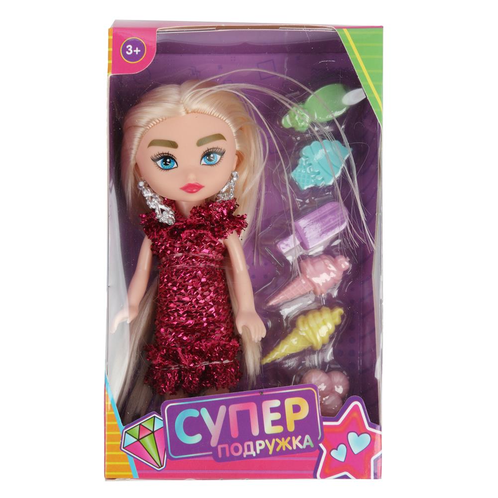 Кукла "Супер подружка" 15 см. аксесс. MINI-SG5-RU