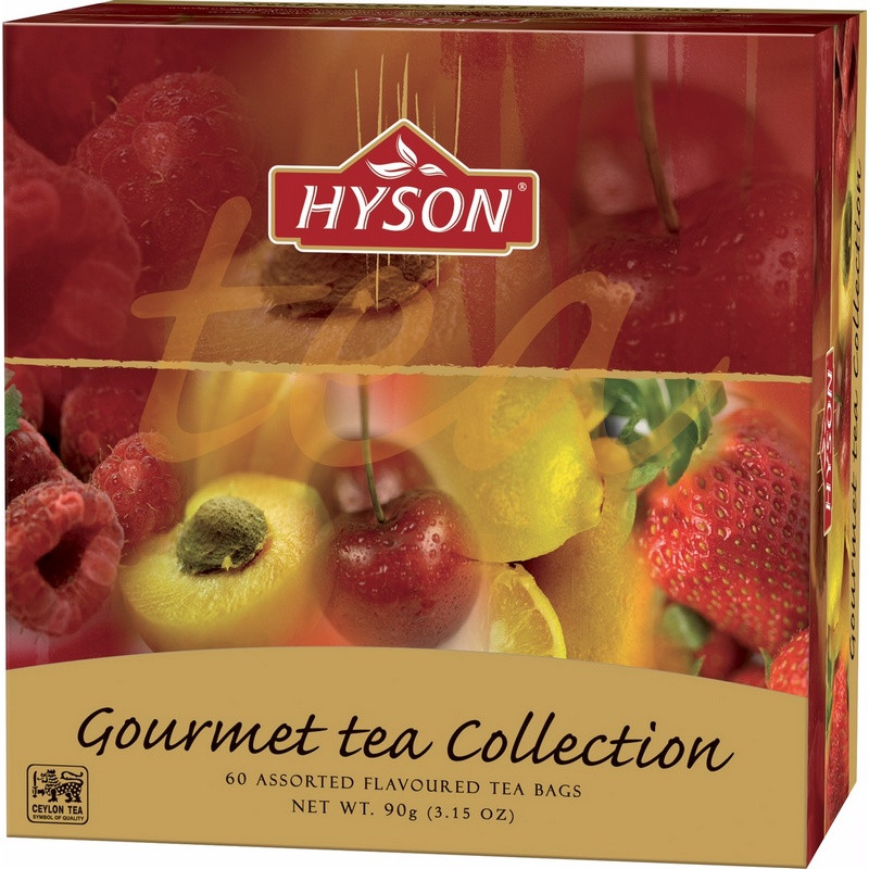 Чай HYSON черн. Gurmet Tea Collection 60 пак x 1.5гр/уп 653071