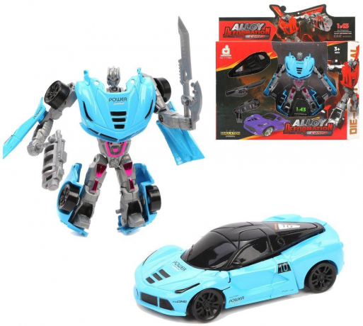 Трансформер Робот-машина с оружием 2 шт Наша Игрушка 11704E