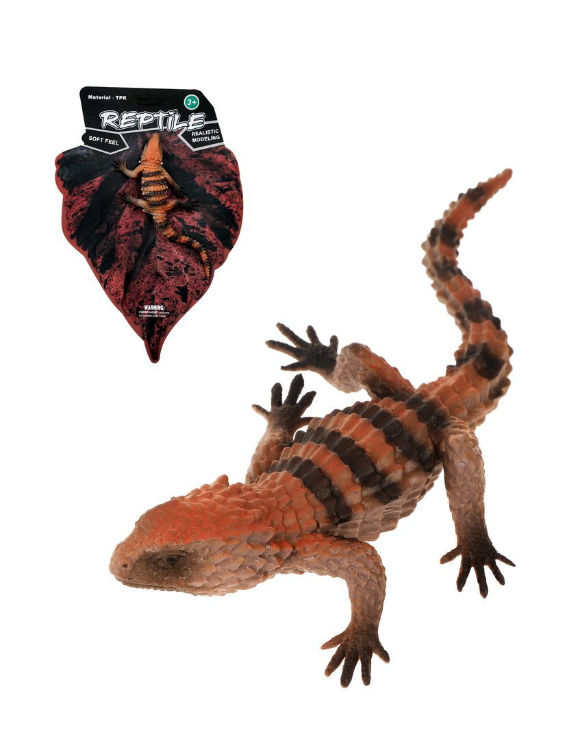 Ящерица, игрушка натуралистичная на картонном листе Наша Игрушка 5112-10
