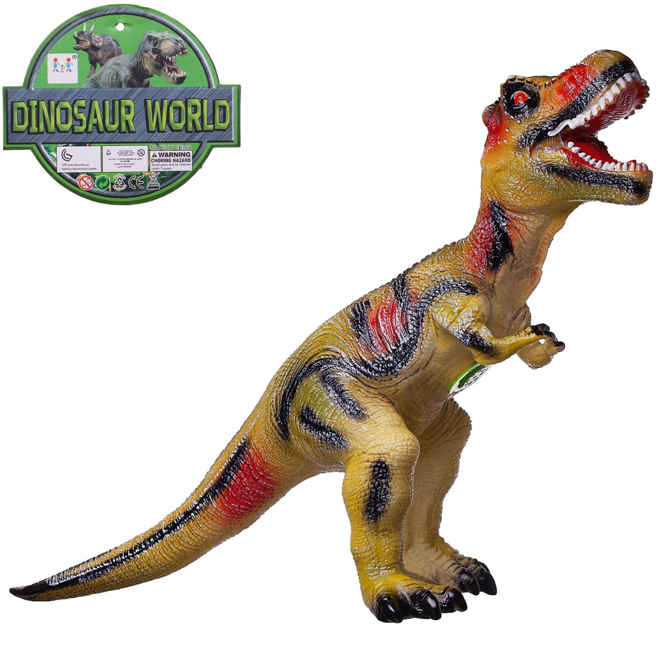 Фигурка Junfa Динозавр длина 72 см со звуком светло-зеленый WA-24134/светло-зеленый