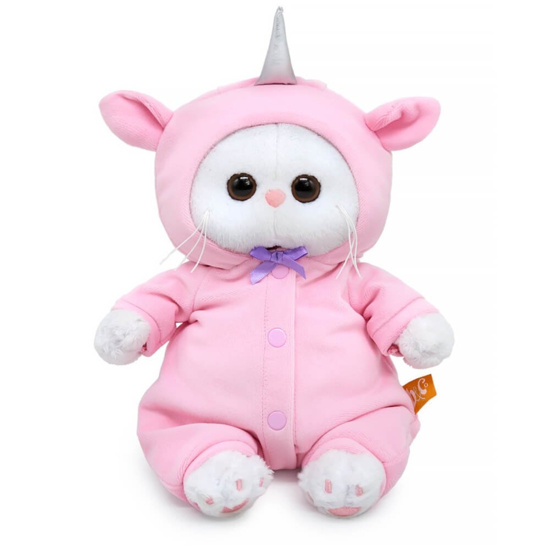 Мягкая игрушка Кошечка Ли-Ли BABY в комбинезоне Единорог 20 см BudiBasa LB-145