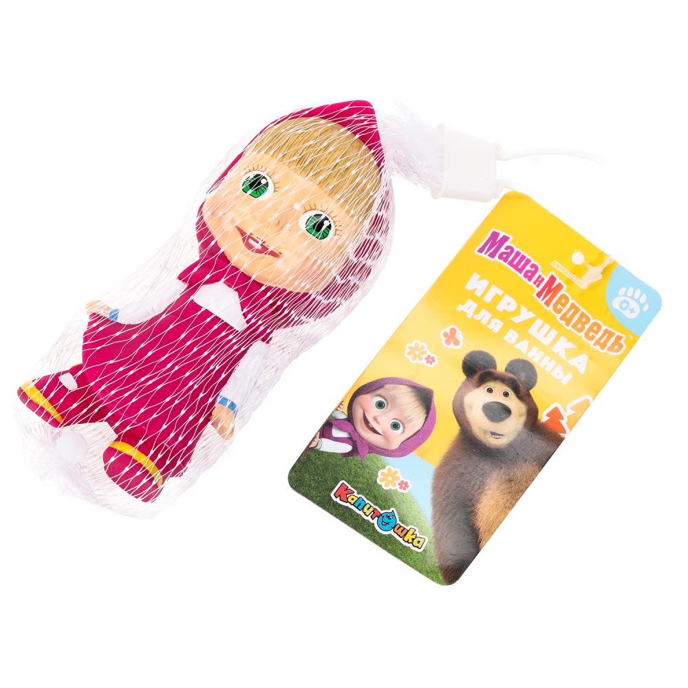 Игрушка пластизоль для ванны "Маша и Медведь" Маша, 1 шт. Играем Вместе LXST53R-B01