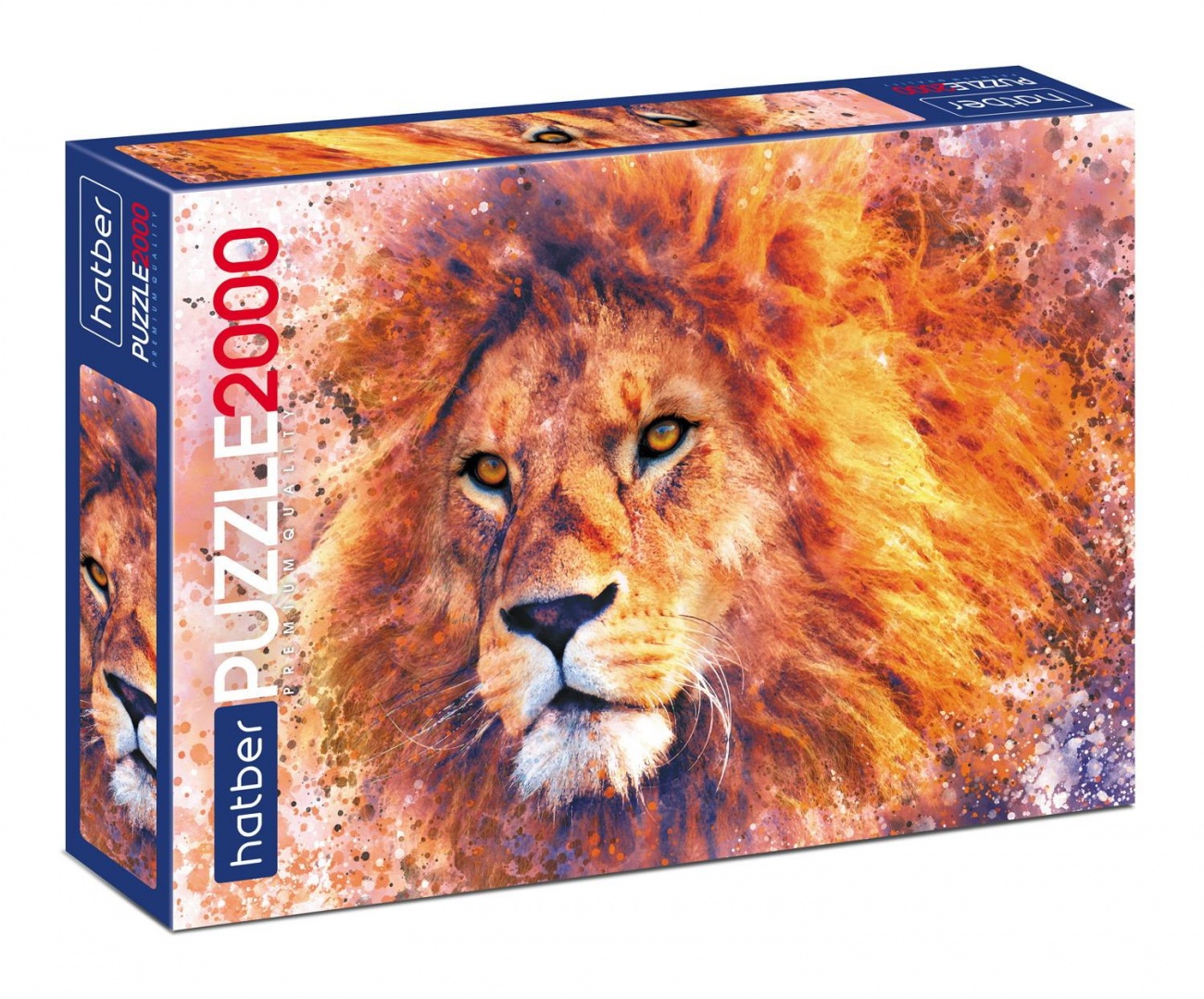 Пазл Hatber Premium Lion 2000 элементов 2000ПЗ1-26241