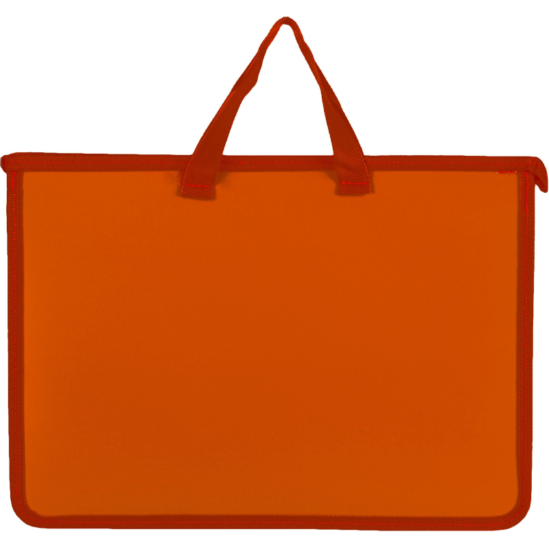 Папка-портфель на молнии с ручками Attache Neon А4+ оранжевый 1547502
