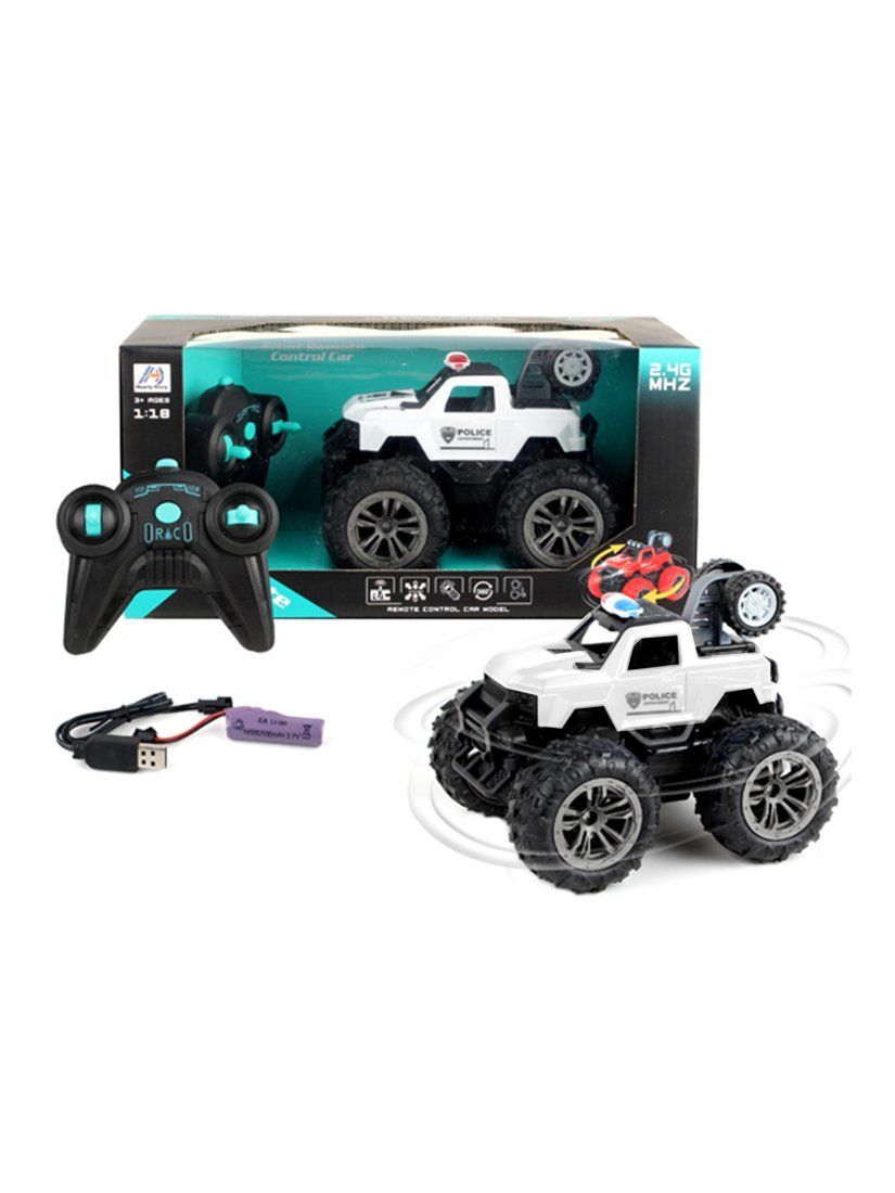 Полиция радиоуправляемая, 5 каналов, свет, аккумулятор, USB шнур Наша Игрушка 338-42