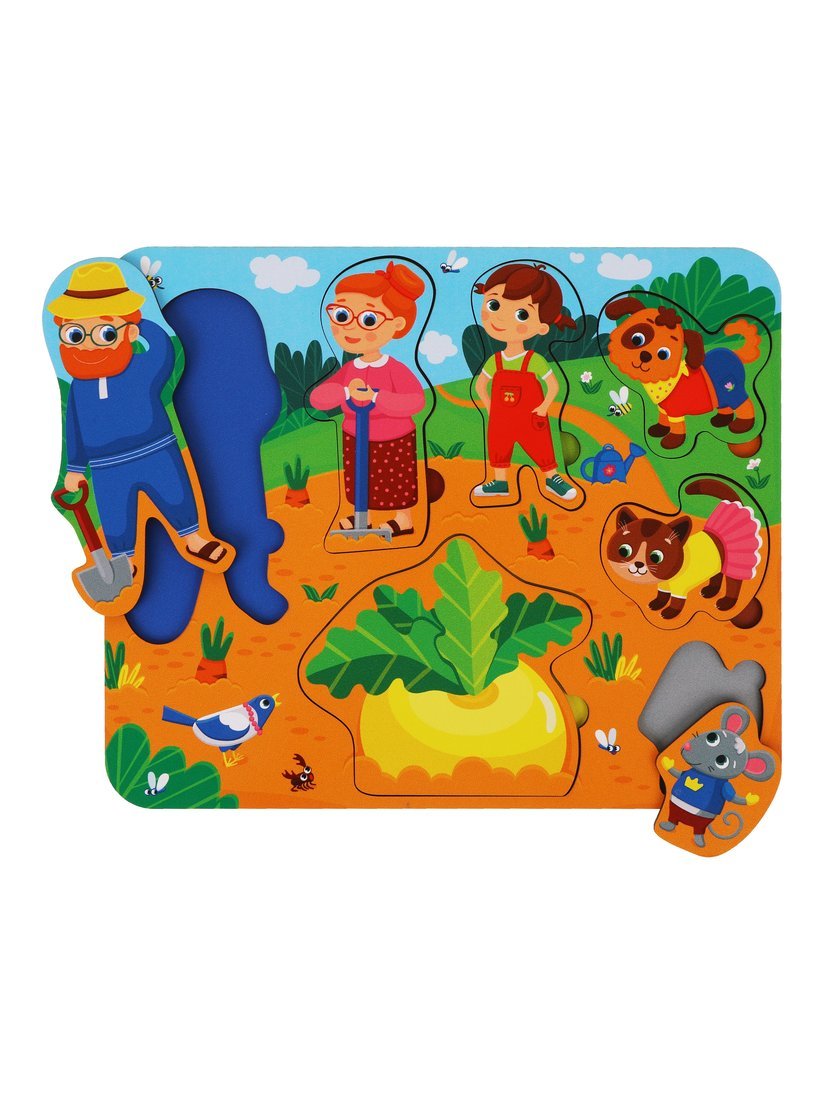 Вкладыши Репка, сортер 7 деталей Mapacha 962016