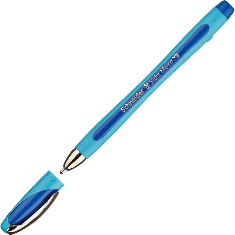 Ручка шариковая одноразовая Schneider Memo синяя (толщина линии 0.8 мм) 216279