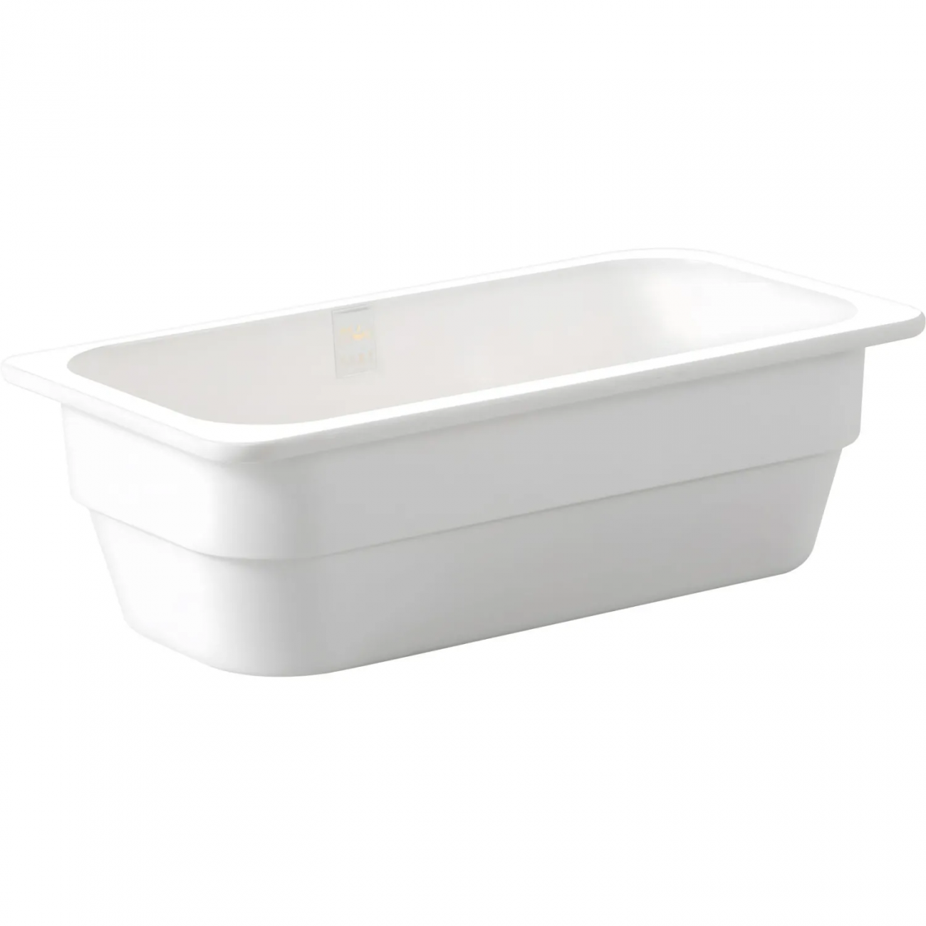 Гастроемкость 1/3 h100 мм пластик меламин 320х170х100 мм 4,1 л White P.L. Proff Cuisine 2363275 81290040