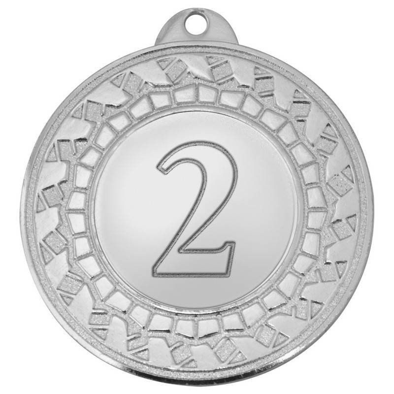 Медаль 2 место 45 мм серебро DC#MK309b-S 1095024