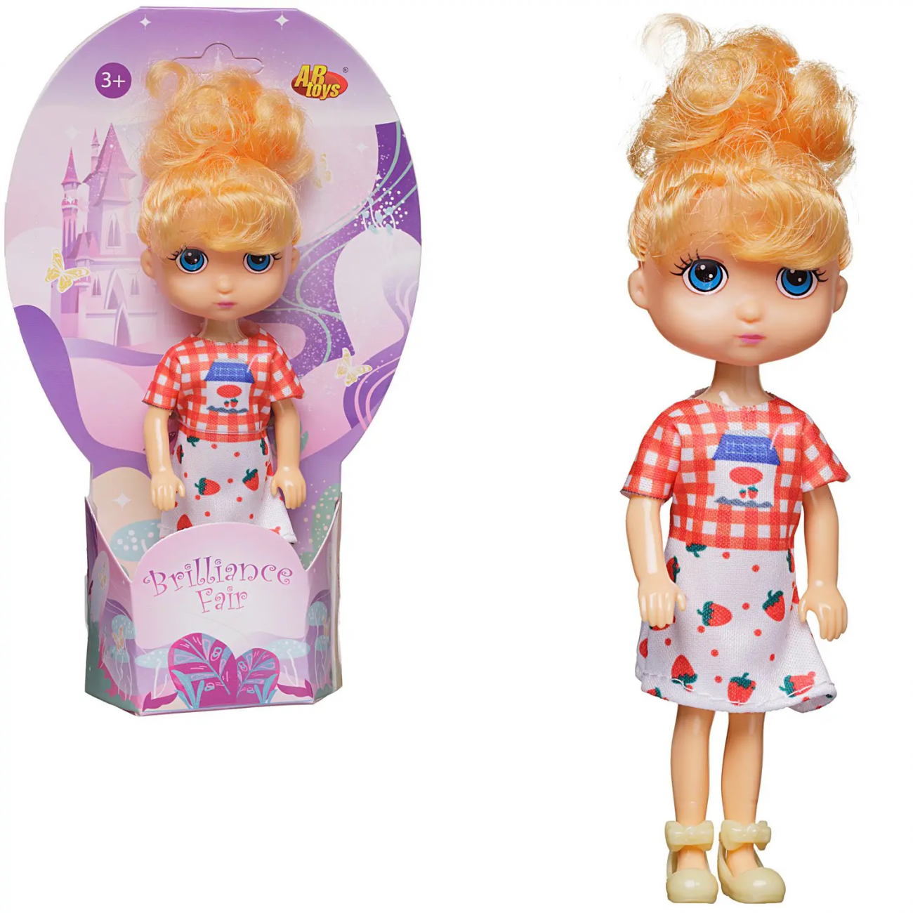 Кукла ABtoys Времена года Феечка 16,5 см с золотистыми волосами PT-01835/золотистые