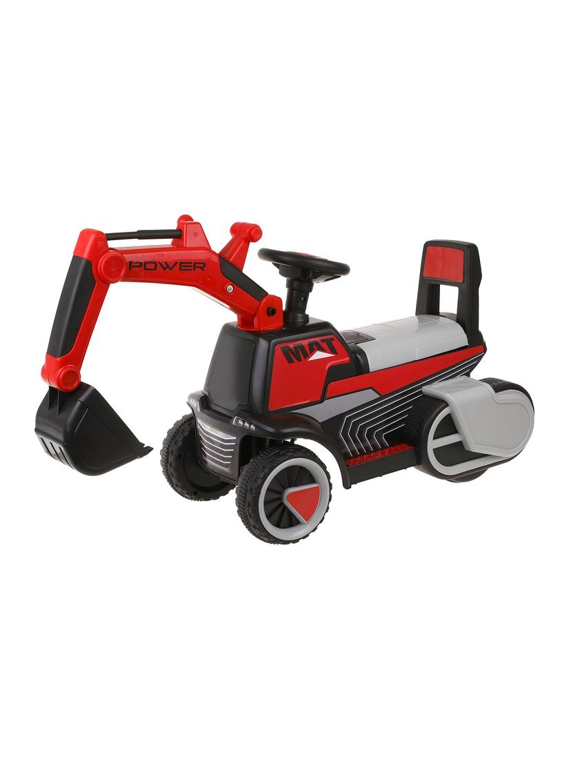 Каталка-пушкар ТМ Moby Kids "Большой Экскаватор", функц. свет и муз. (3*АА не входят) 69094