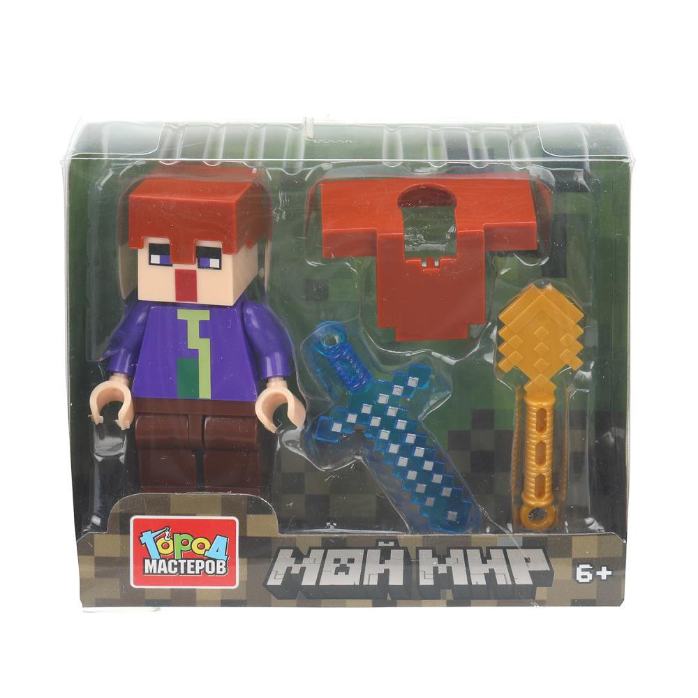 Конструктор фигурка 1 шт. с аксессуарами серии "Мой мир" Город Мастеров 18135-XU