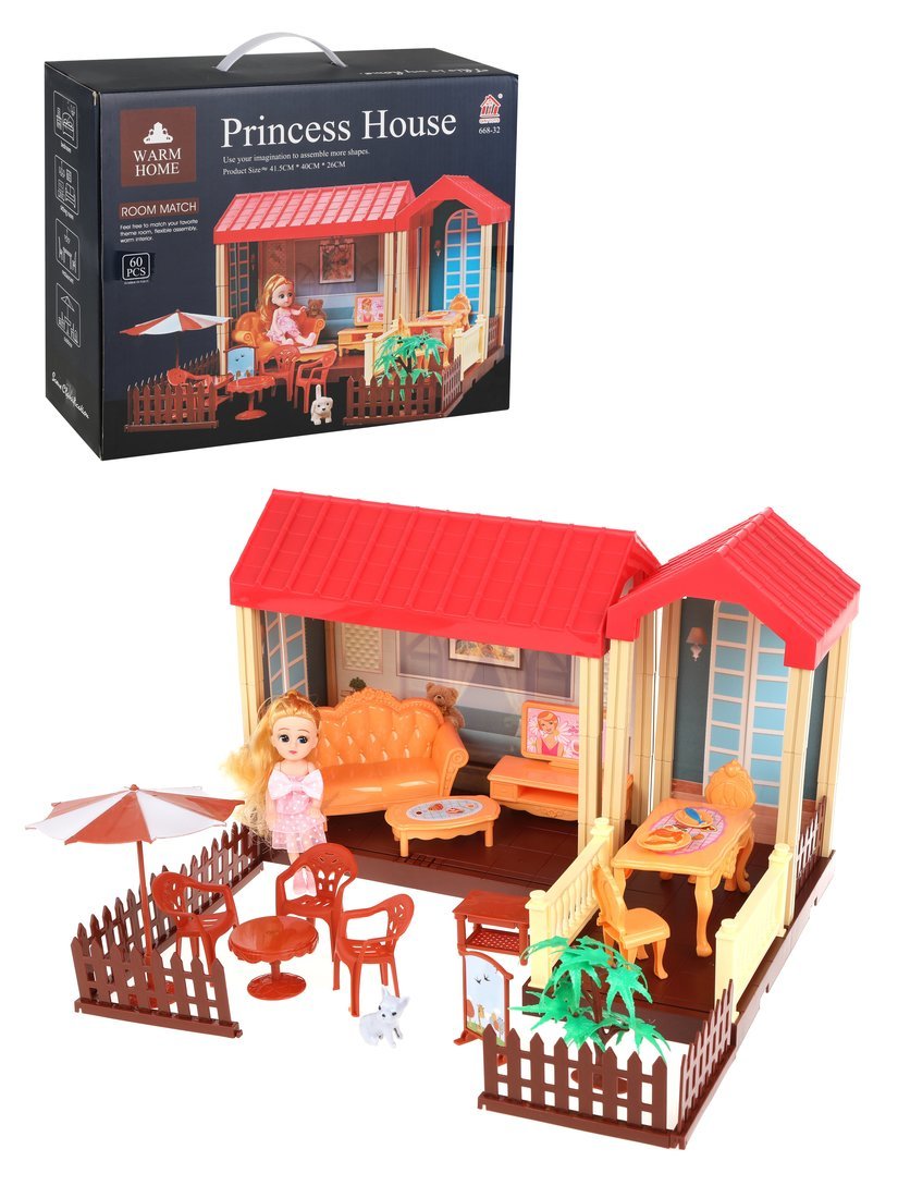 Игровой набор Мой любимый дом, предметов 60 шт. Наша Игрушка Y22695040