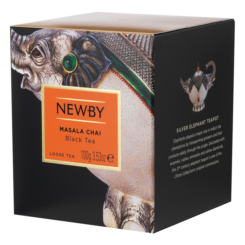 Чай Newby Masala Chai черный листовой Newby, 100г 1903475