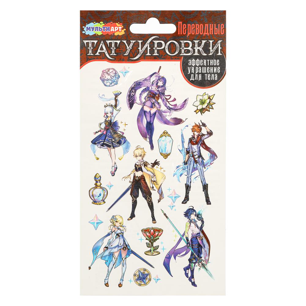 Переводные тату геншин MultiArt TATTOO-114251