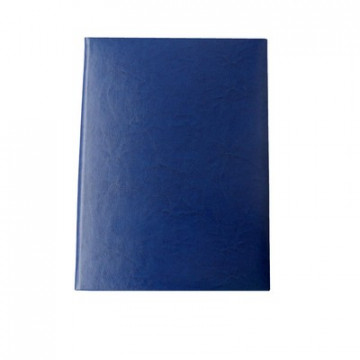 Папка адресная НЕБРАСКА, синий, выклейка диз. бумага, А4 ЛВ+ 379094