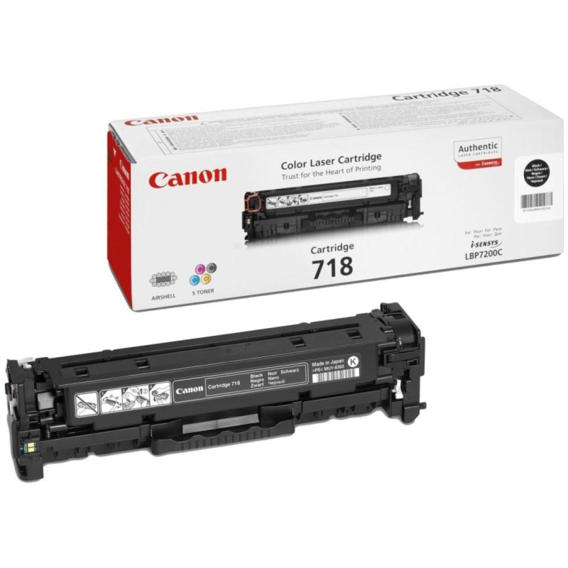 Картридж лазерный Canon 718 2662B002 чер. для LBP-7200/7210 MF8330 170822