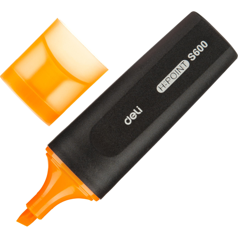 Маркер текстовыделитель Deli Delight 1-5 мм оранжевый ES600 1676005
