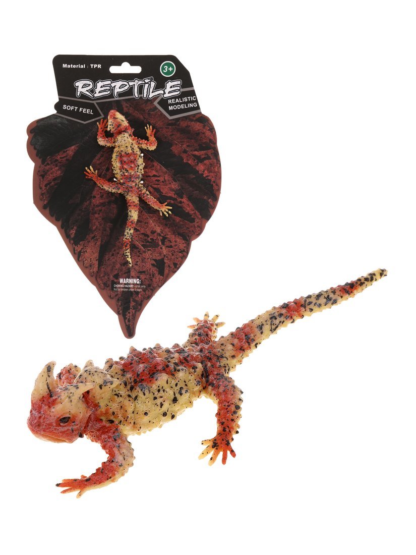 Ящерица, игрушка натуралистичная на картонном листе Наша Игрушка 5112-11