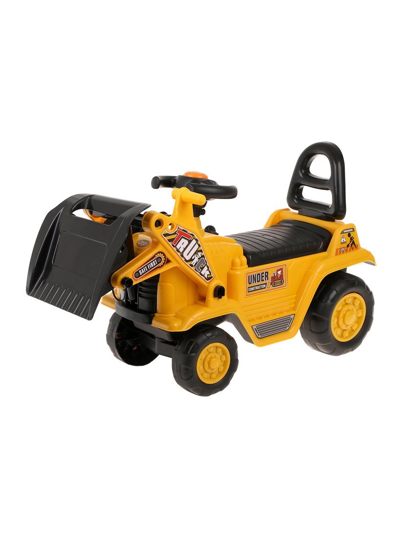 Каталка-пушкар ТМ Moby Kids "Бульдозер" с подвижным ковшом-отвалом 69093