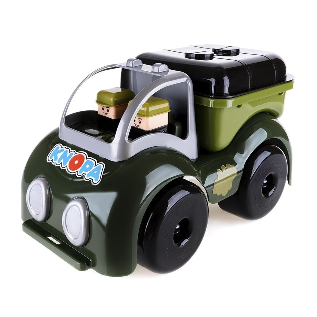 Машинка цистерна Крепыш на войнушке 33 см KNOPA 86235