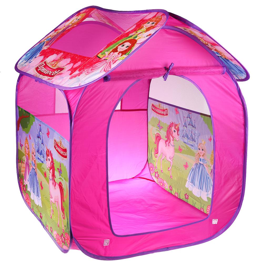 Палатка детская игровая Принцессы, 81х90х81 см. в сумке Играем Вместе GFA-FPRS-R