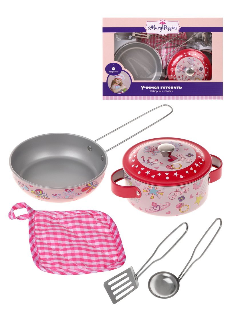 Набор для готовки, металл Принцесса 6 пр. Mary Poppins 453345