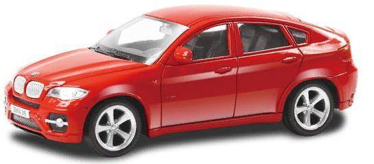 1:43 Машина металлическая RMZ City BMW X6, цвет красный Uni-Fortune Toys 444002-RD