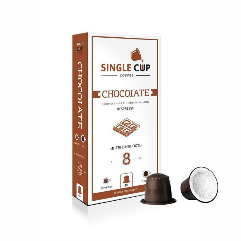 Кофе в/капс. Single cup Chocolate 10x9г Single Cup Coffee 697534
