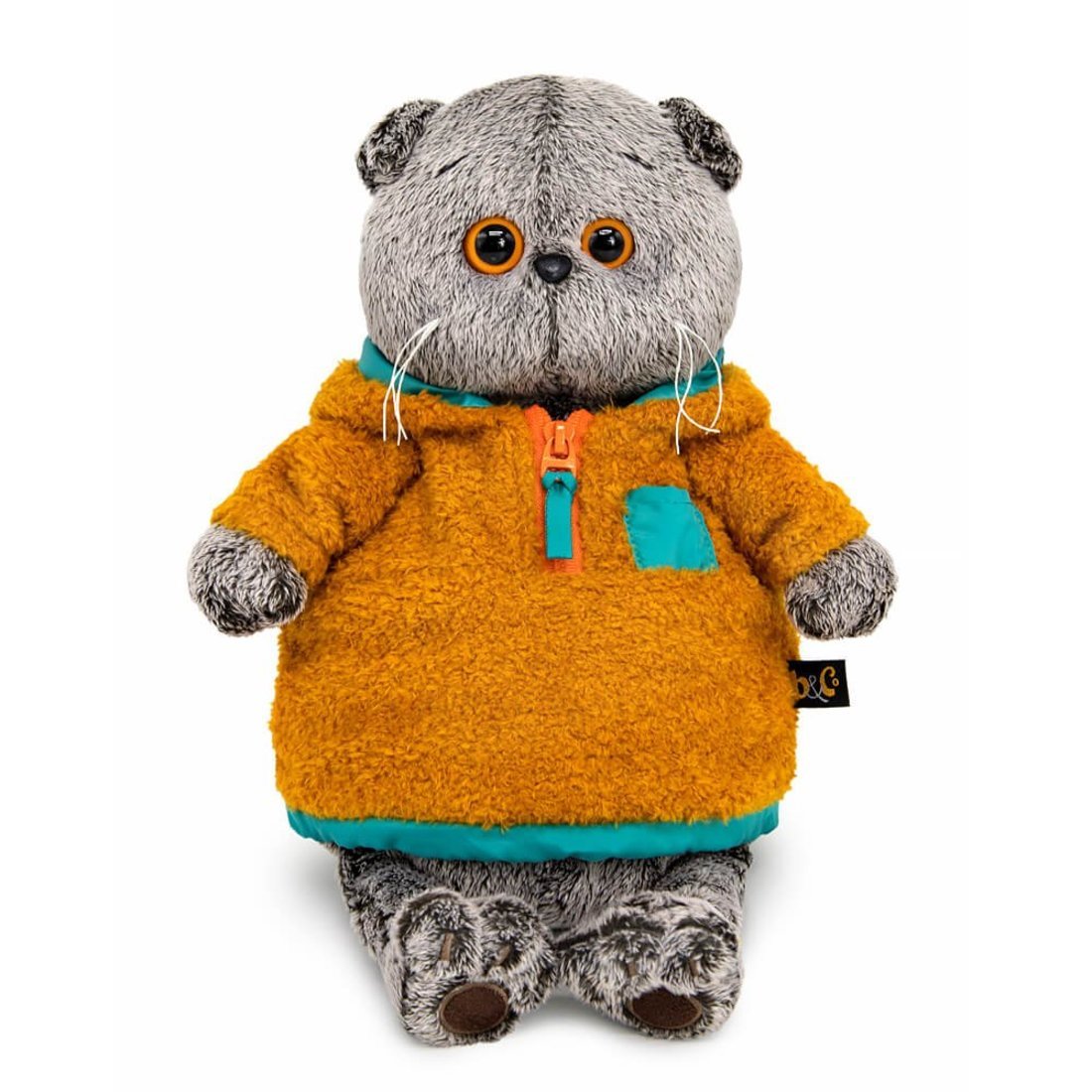 Мягкая игрушка Басик в анораке 22 см BudiBasa Ks22-297