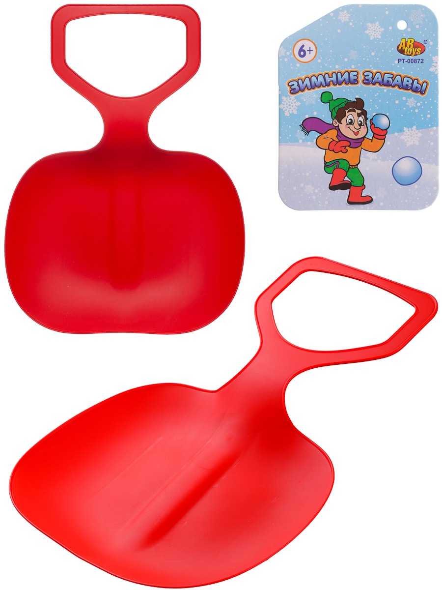 ABtoys Ледянка (ширина сиденья 35 см) красный PT-00872/красный