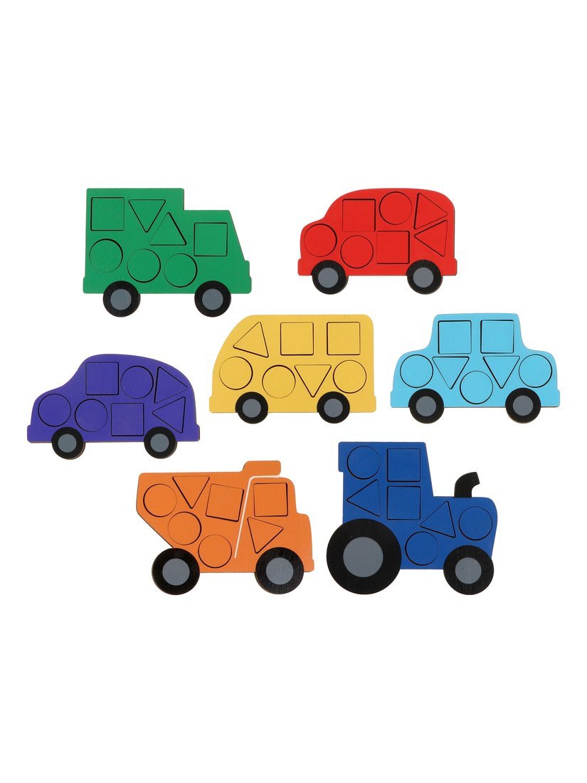 Пазл мозаика машинки, 7 шт. Mapacha 962219