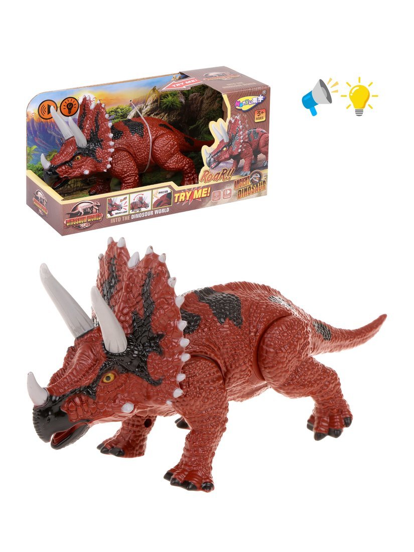 Фигурка Динозавра со светозвуковыми эффектами Наша Игрушка NY086-A