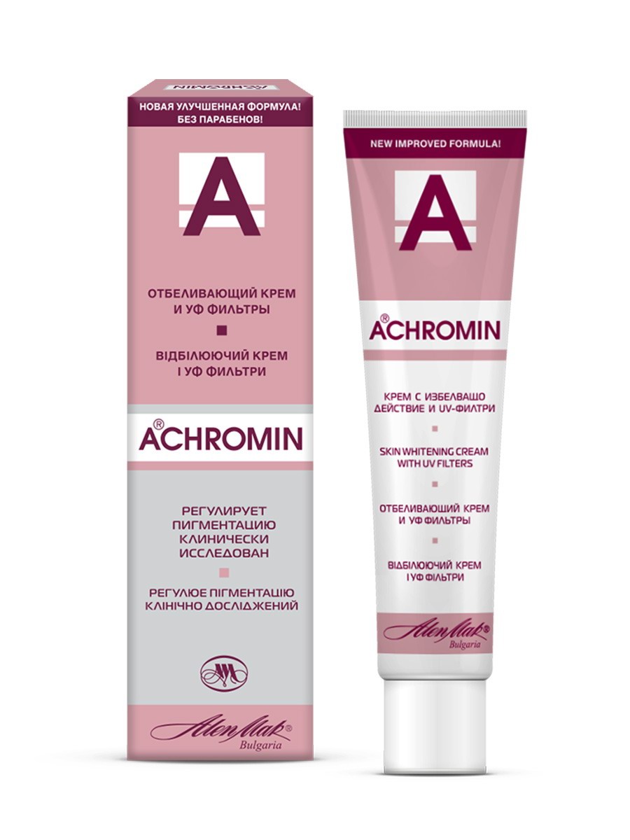 Крем Achromin отбеливающий ACHROMIN с УФ фильтрами 45млхх 3800021151227