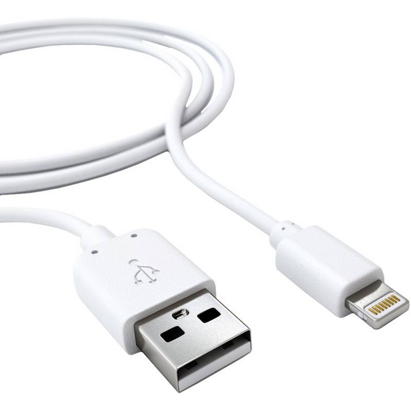 Кабель Red Line USB 2.0 - Lightning 2 метра белый (УТ000009513) 1091698