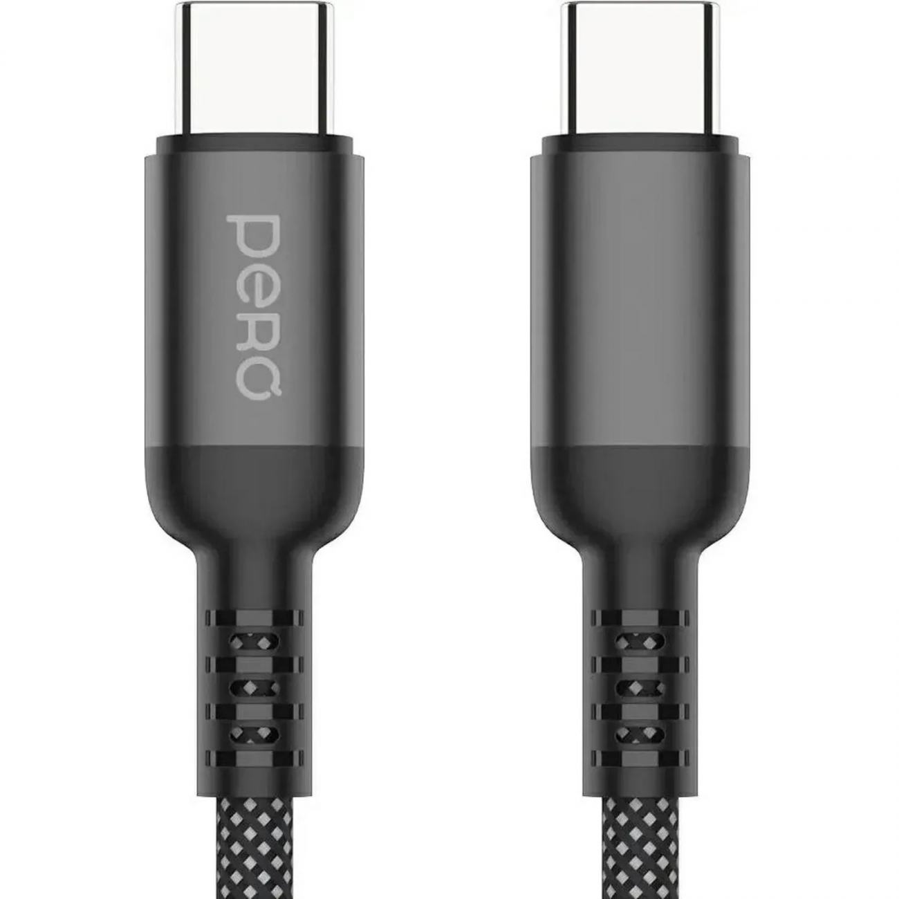 Кабель PERO DC15 ULTIMATE PD Type-C to Type-C, магнитный, 60W, 1.2m, Black 2398730 4673759571051