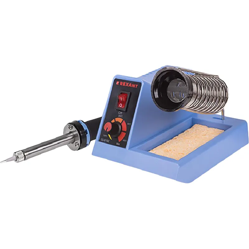 Паяльная станция REXANT (160-500 °С) 220 В/48 Вт (12-0152) 1075845
