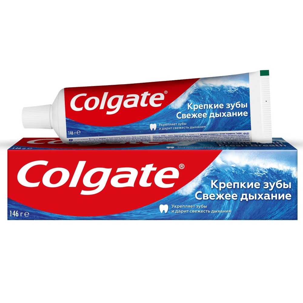 Зубная паста COLGATE Свежее дыхание, крепкие зубы 100мл 7891024129937
