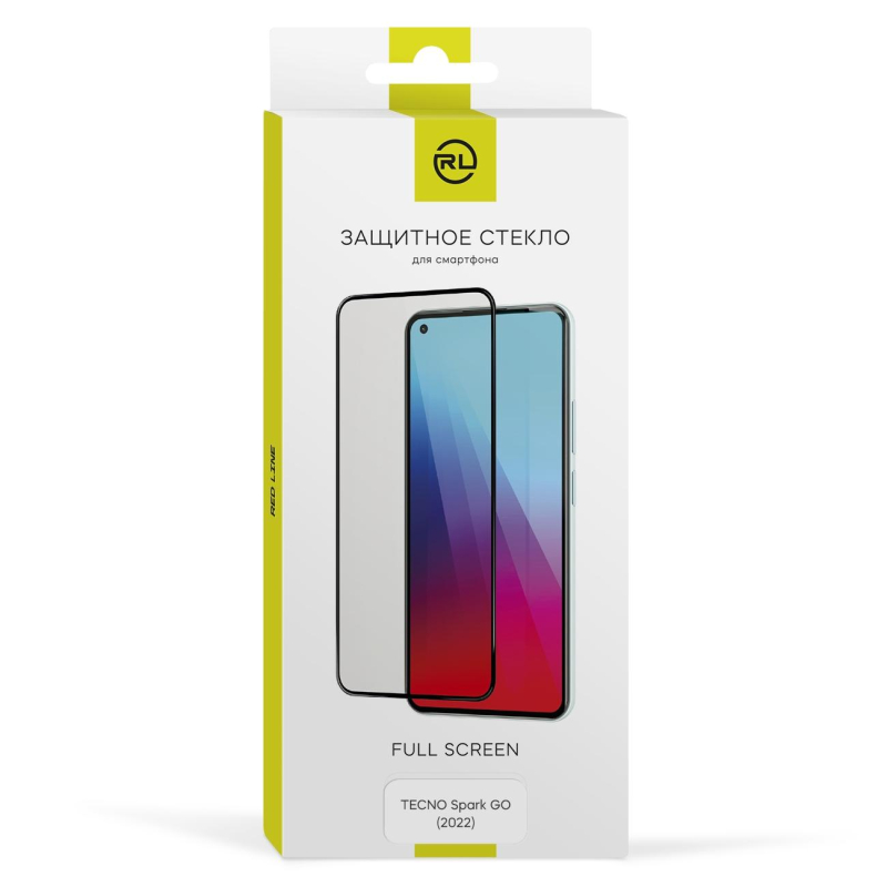 Защитное стекло TECNO Spark GO (2022) /черный (УТ000031191) Red Line 1843820