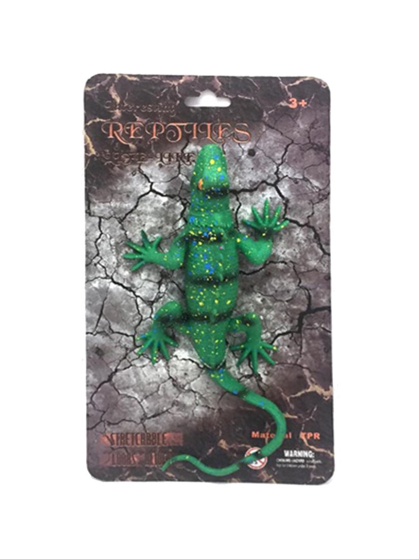 Ящерица, игрушка натуралистичная на картонном листе Наша Игрушка 8111-10