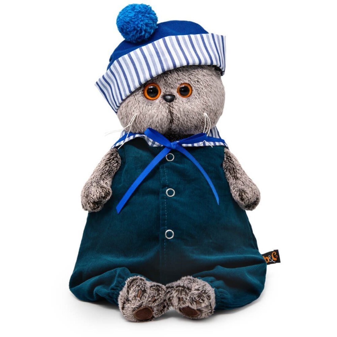 Мягкая игрушка Басик в комплекте в морском стиле 22 см BudiBasa Ks22-240