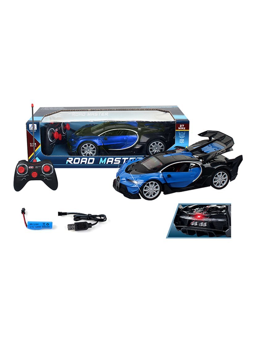 Гоночная машина радиоуправляемая, 5 каналов, свет, аккумулятор, USB шнур Наша Игрушка 338-21