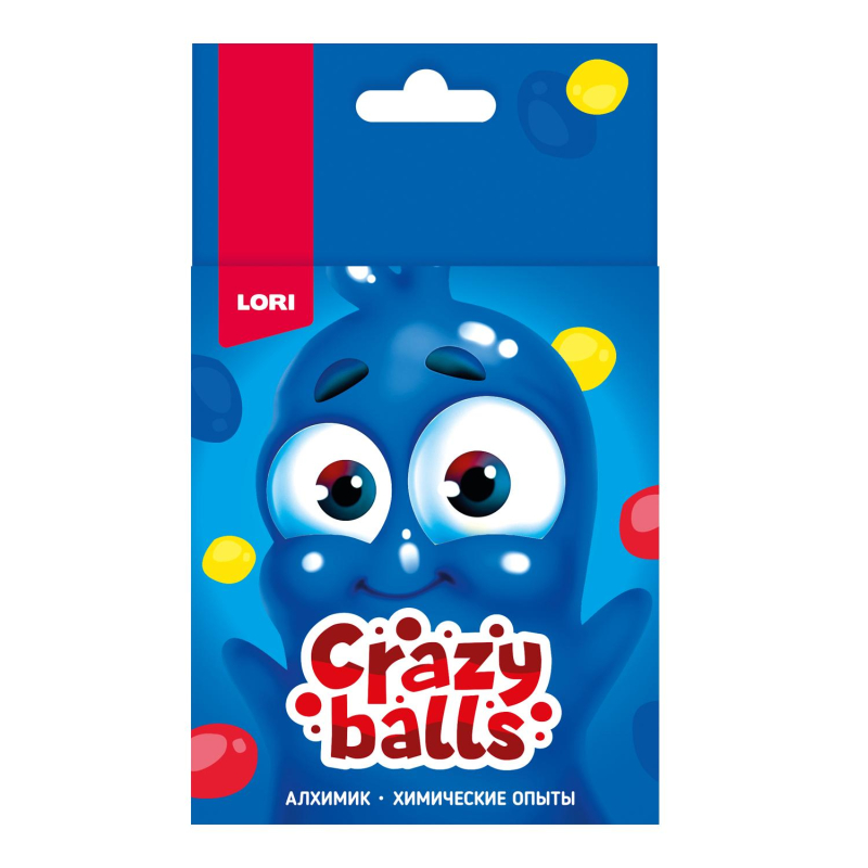 Набор химических опытов Crazy Balls Желтый, синий и красный шарики,Оп-101 LORI 1804260