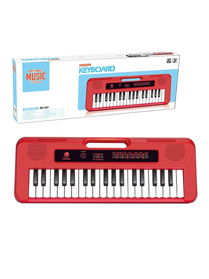 Игрушка музыкальная: Синтезатор, 37 клавиш, микрофон Наша Игрушка BX-1681